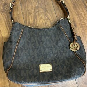 MK brown shoulder bag